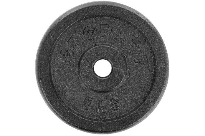 OBCIĄŻENIE ŻELIWNE FI26,5 5KG BLK /ENERO_0